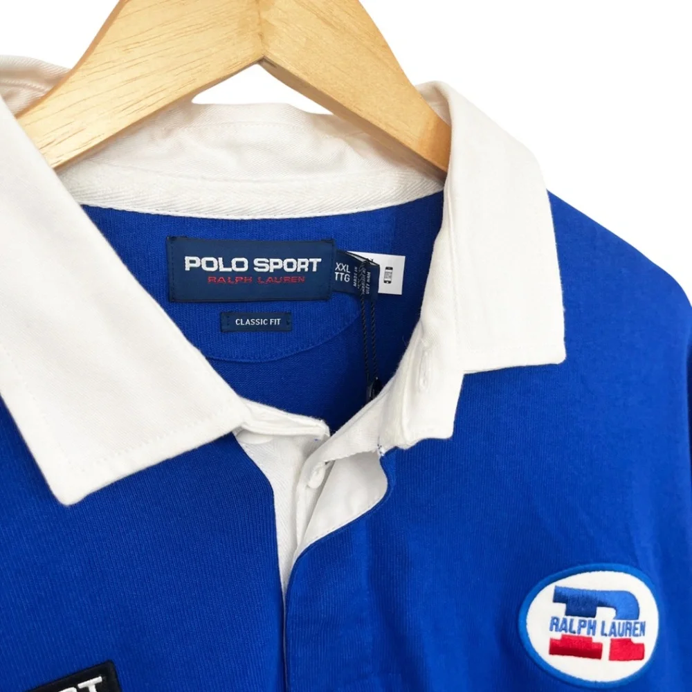 Polo by Ralph Lauren Blue and Green Long Sleeve Shirt - Picture 10 of 10